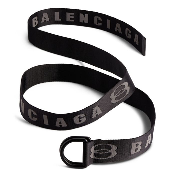 

Мужской ремень с D-образным кольцом Balenciaga, серый