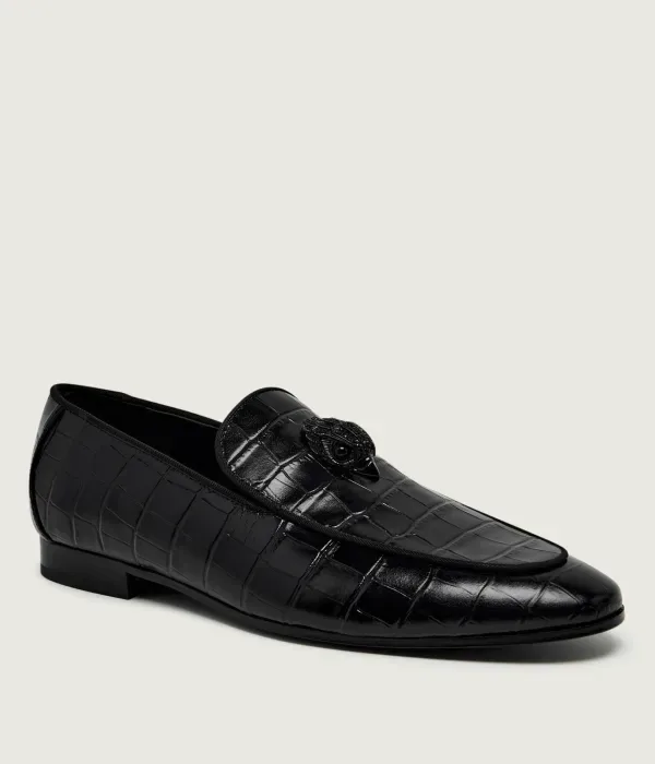 Кожаные лоферы HUGH Kurt Geiger, черный