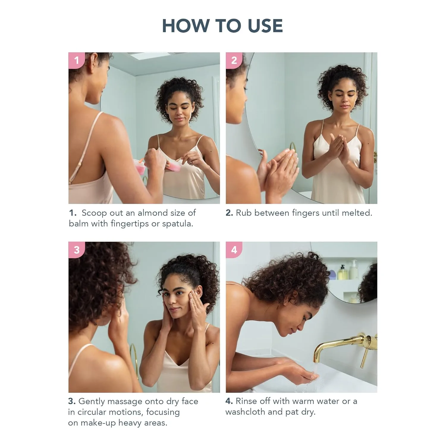 Средство для снятия макияжа Foreo — LUNA Nourishing Cleansing Balm - нежный водостойкий , безводное масло-очиститель, с глаз, 74 мл — фото 4