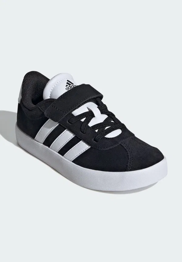 Детские кроссовки vl court 3.0 Adidas Sportswear, Core Black/Cloud White/Core Black — фото 2