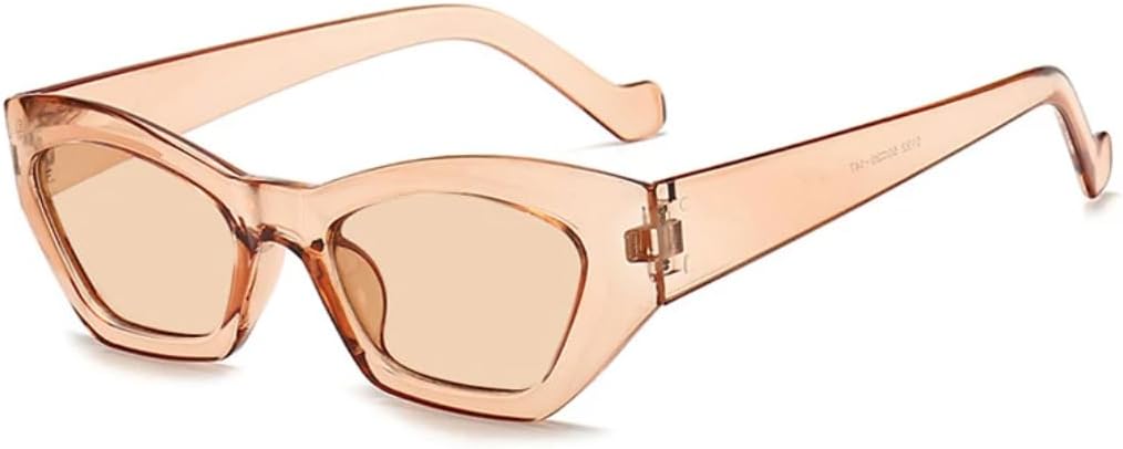 

Солнцезащитные очки с защитой от УФ-излучения UV400 | «Кошачий глаз», маленькая оправа | Линзы конфетных цветов для занятий спортом на открытом воздухе и вождения DSVIGF, Tea Tea