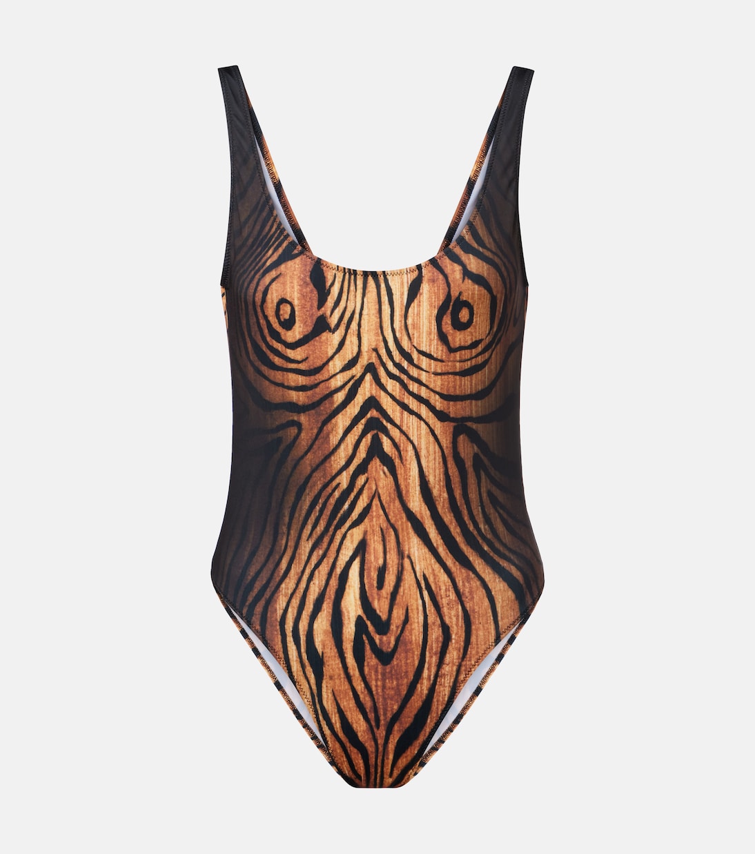 

Купальник с эффектом обманки Jean Paul Gaultier, Black/Brown