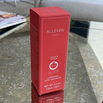ALLEVEN London Color Shield Glow сияющий усилитель для тела цвета слоновой кости 100 мл BNIB — фото 2