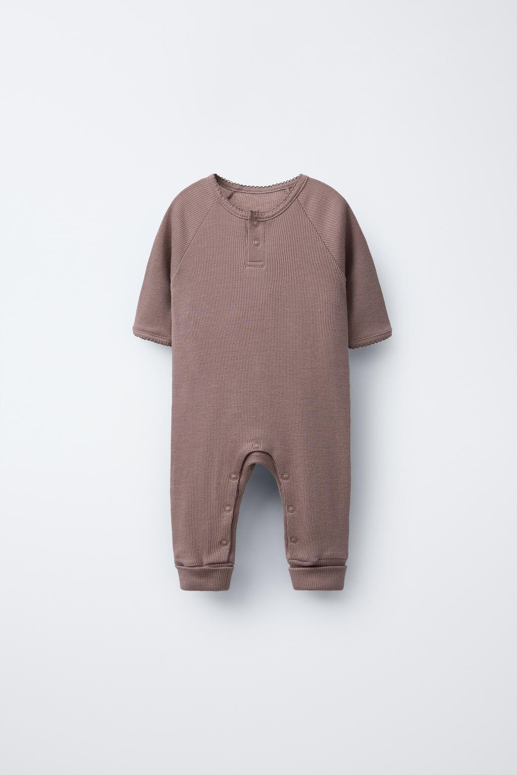 

0-18 месяцев / комбинезон для сна из шерсти мериноса ZARA, коричневый