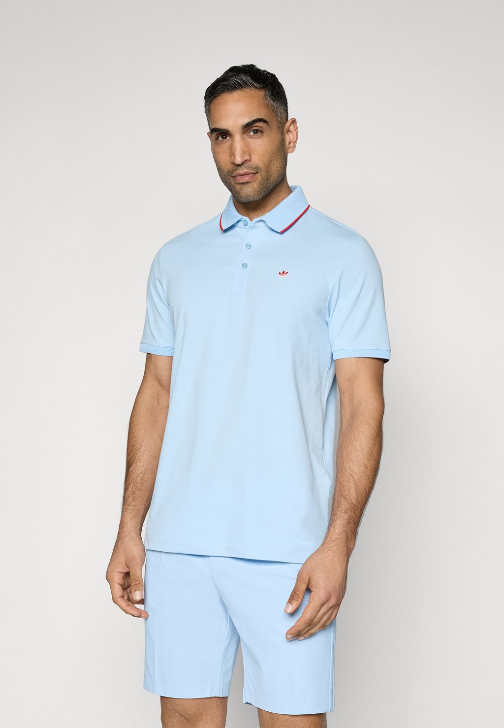 

Рубашка поло SOLID Adidas Golf Originals, светло-голубой