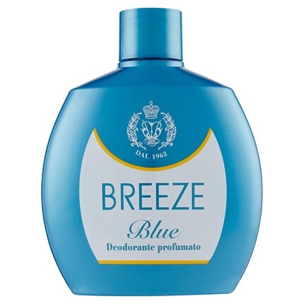 

Синий дезодорант-выжимка без газа 100мл Breeze