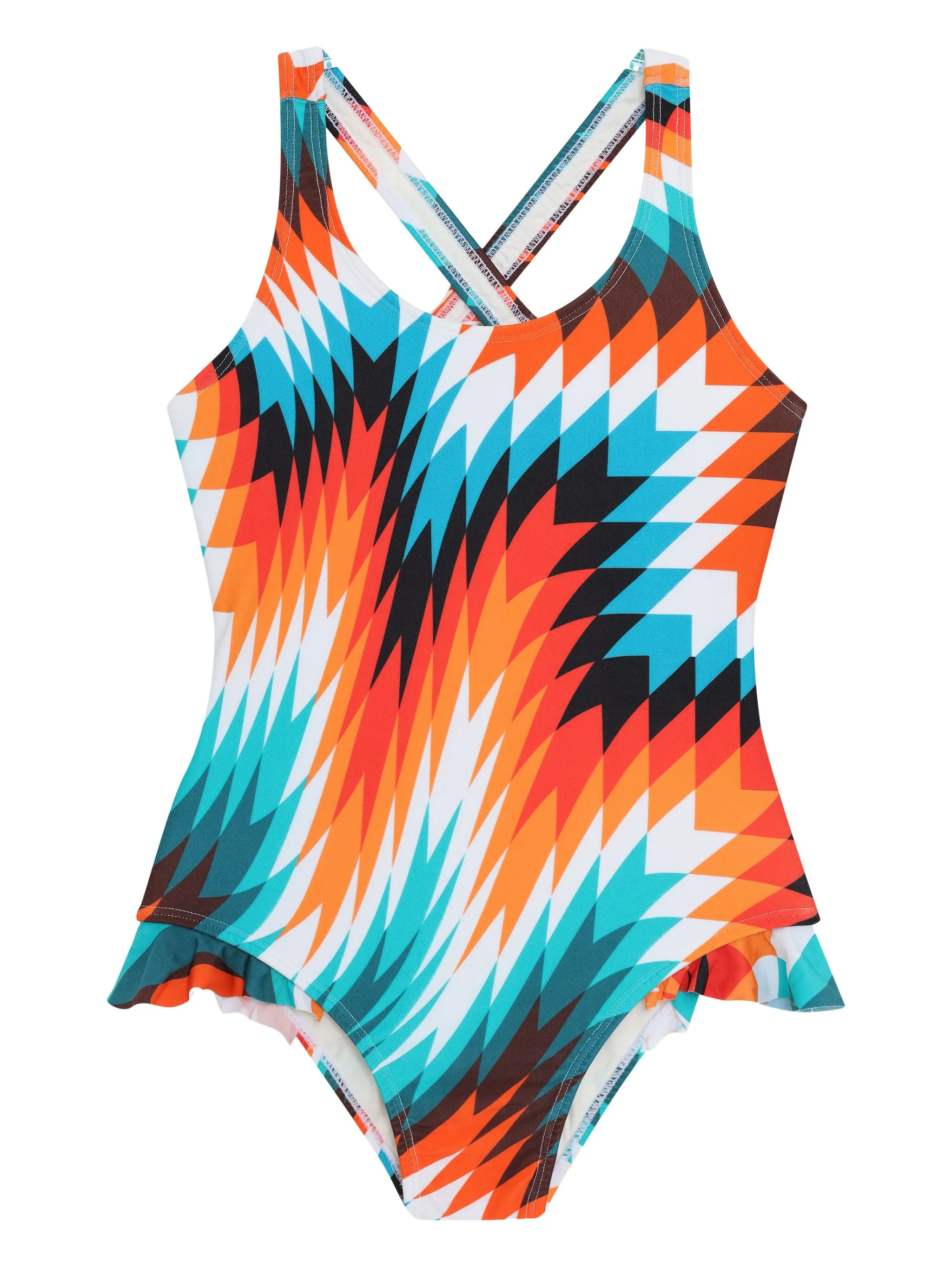 

Купальник с перекрестными бретелями Lygia & Nanny, синий