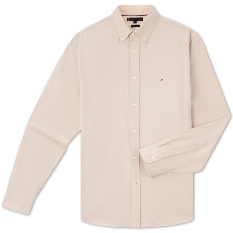 Мужская рубашка Tommy Hilfiger, Ecru Aci — фото 3