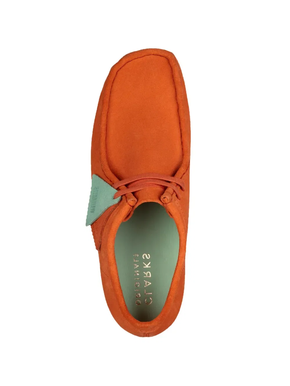 Пустынные ботинки Wallabee "кораллового цвета" Clarks, оранжевый — фото 2