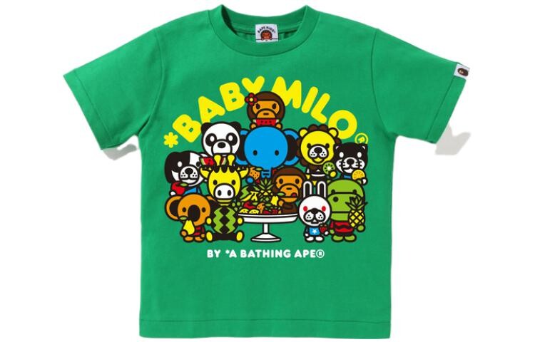 

Детская футболка A Bathing Ape, желтый