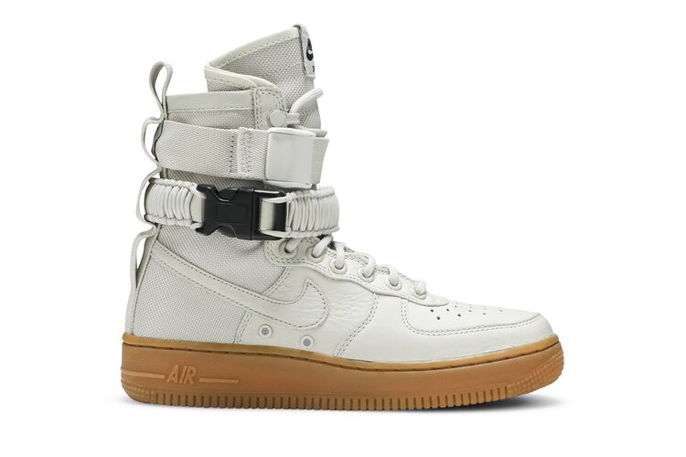 

Кроссовки Nike Wmns SF Air Force 1 High 'Light Bone', серый