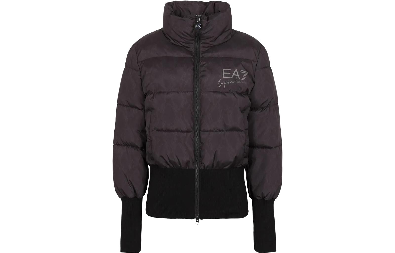 

EA7 Пуховик женский черный EMPORIO ARMANI