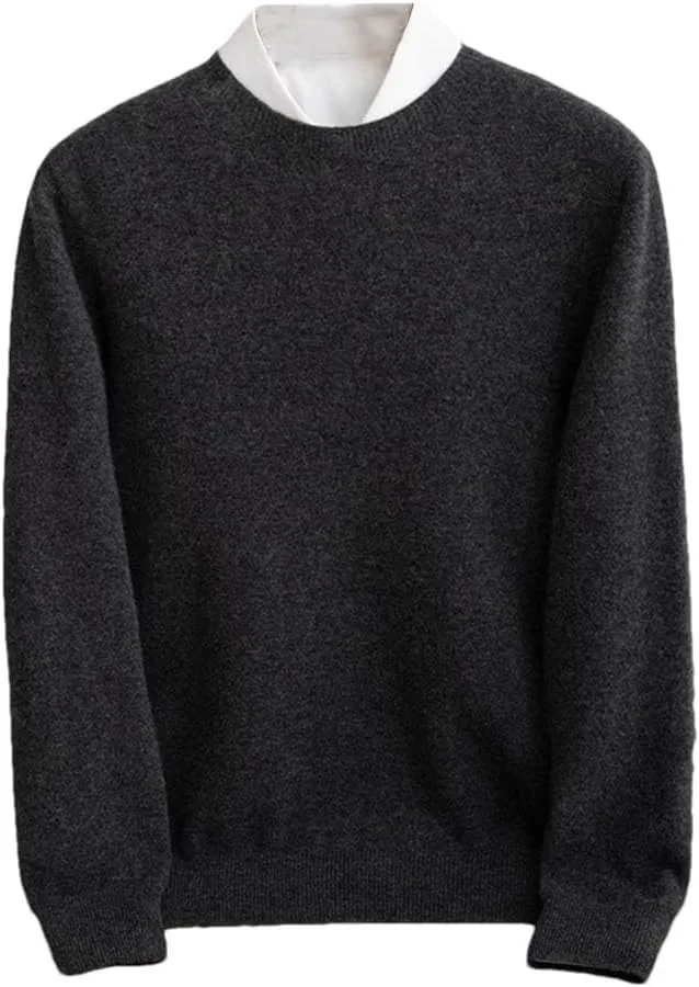 

Мужской свитер Hamthuit с круглым вырезом, Slim-Fit, вязаный