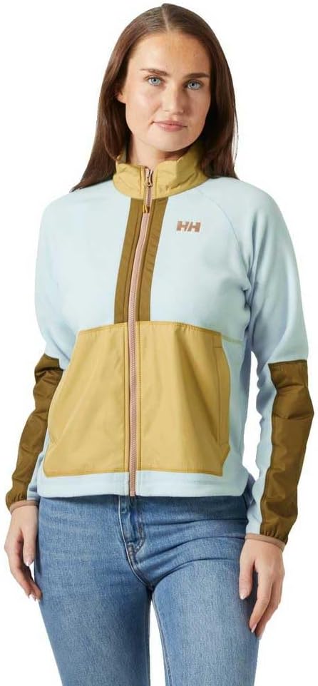 

Толстовка Helly-Hansen Rig Fleece для женщин, теплая куртка для активного отдыха из дышащей ткани, идеальна для походов и повседневной носки Helly Hansen, 537 Barely Blue