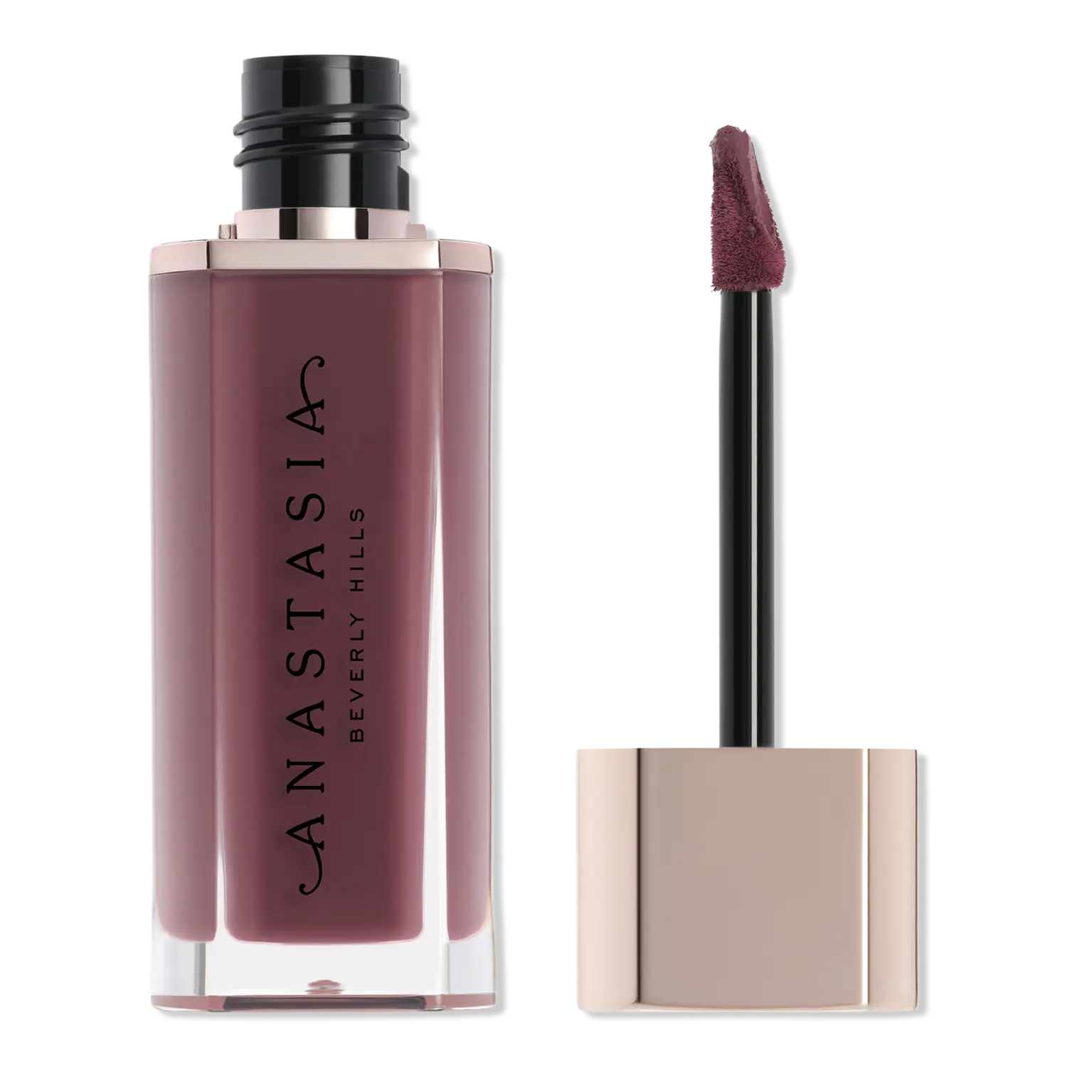 

Губная бархатная муссовая помада с высокой пигментацией Anastasia Beverly Hills, Blackberry (deep berry)