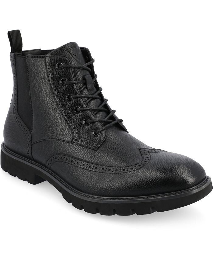 

Мужские ботильоны Bowman Tru Comfort из пеноматериала со шнуровкой и шнуровкой Vance Co., черный