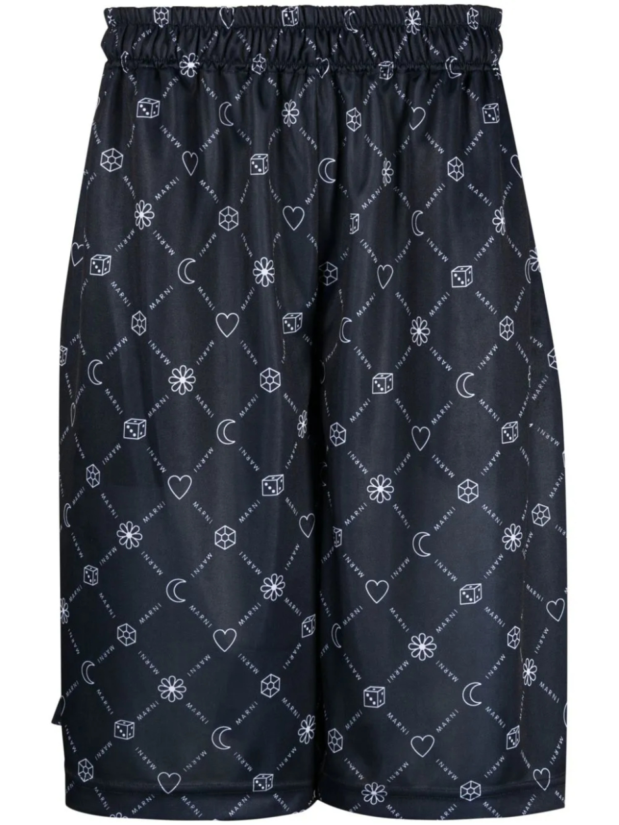 

Marni шорты с логотипом, синий