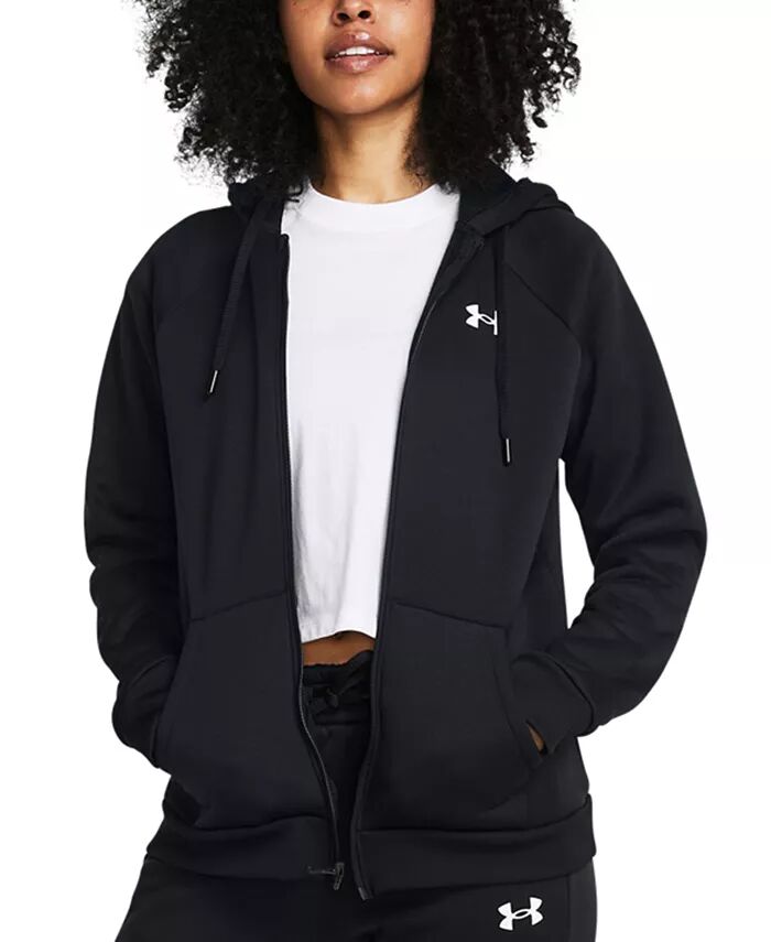 

Женская флисовая куртка Armour на молнии Under Armour, черный
