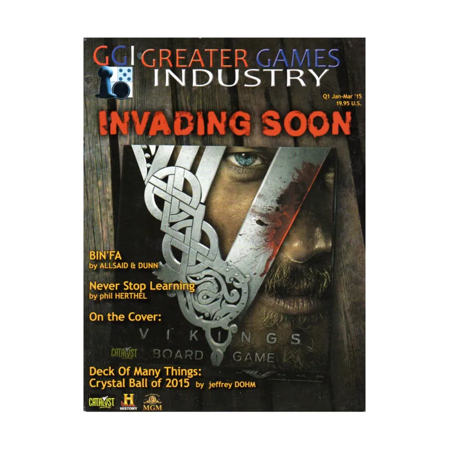 

Журнал 2015 Quarter One Catalog, Greater Games Industry Catalog