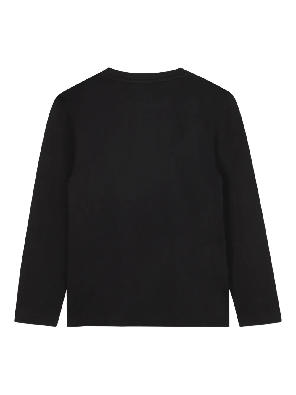 Футболка с длинными рукавами и графичным принтом BOSS Kidswear, черный — фото 2