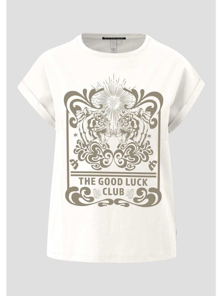 

Футболка в цвете 02D0_ecru QS, Бежевый, Футболка в цвете 02D0_ecru QS