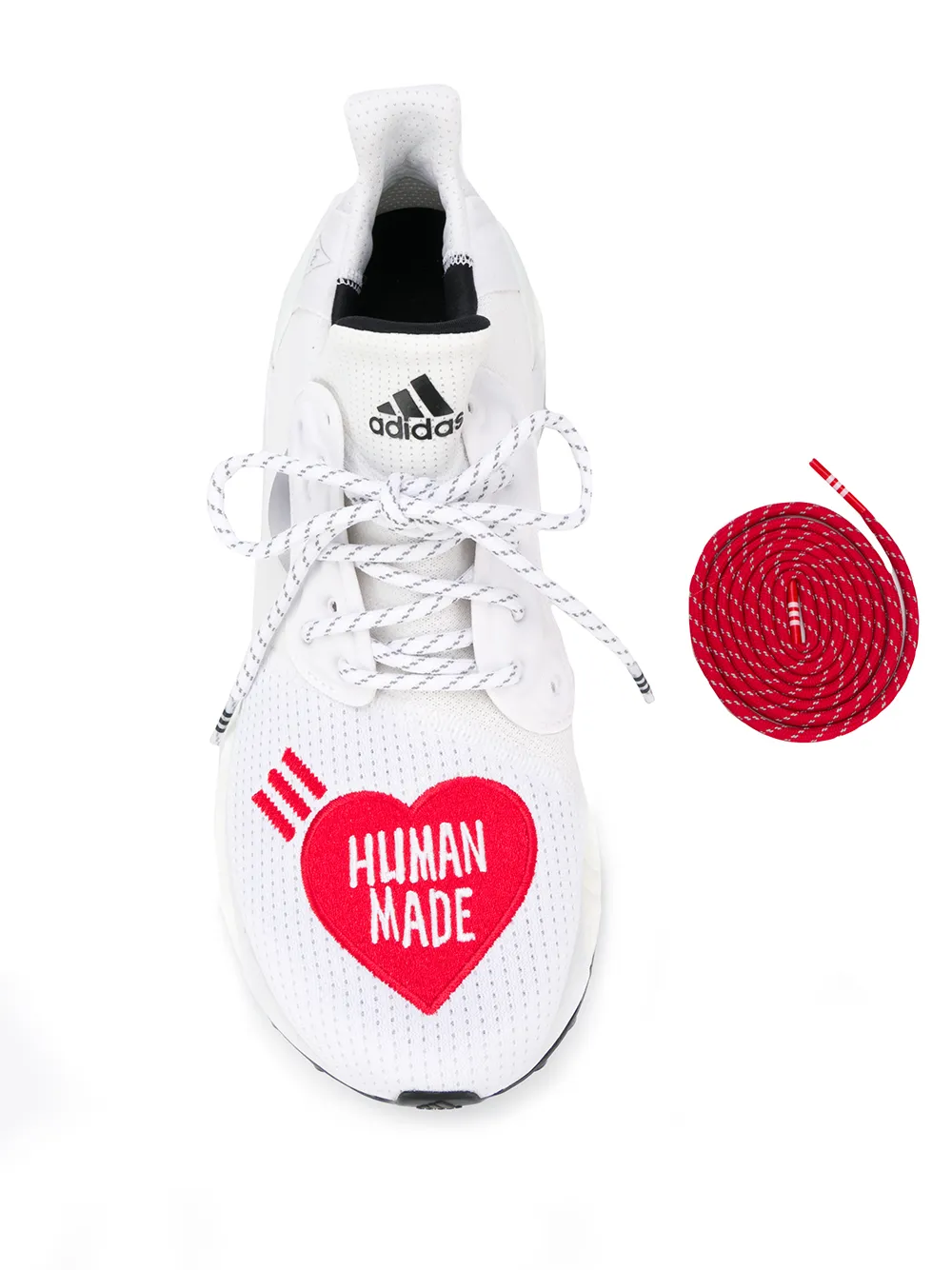 Кроссовки Solar HU Love Human Made из коллаборации с Pharrell Williams Adidas, белый — фото 4