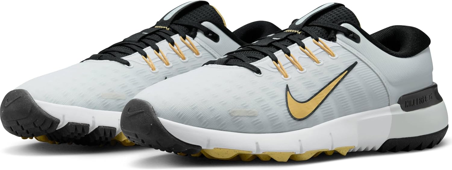 Nike Мужские кроссовки Golf Next Nature, White/Topaz Gold/Black/Pure Platinum — фото 2