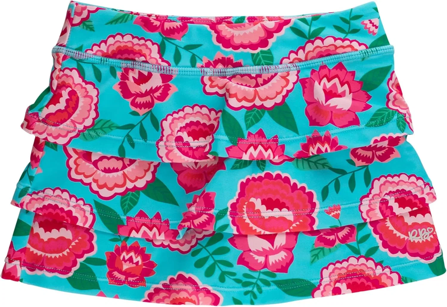Спортивная юбка-шорты RuffleButts, UPF 50+, Bright Blossoms