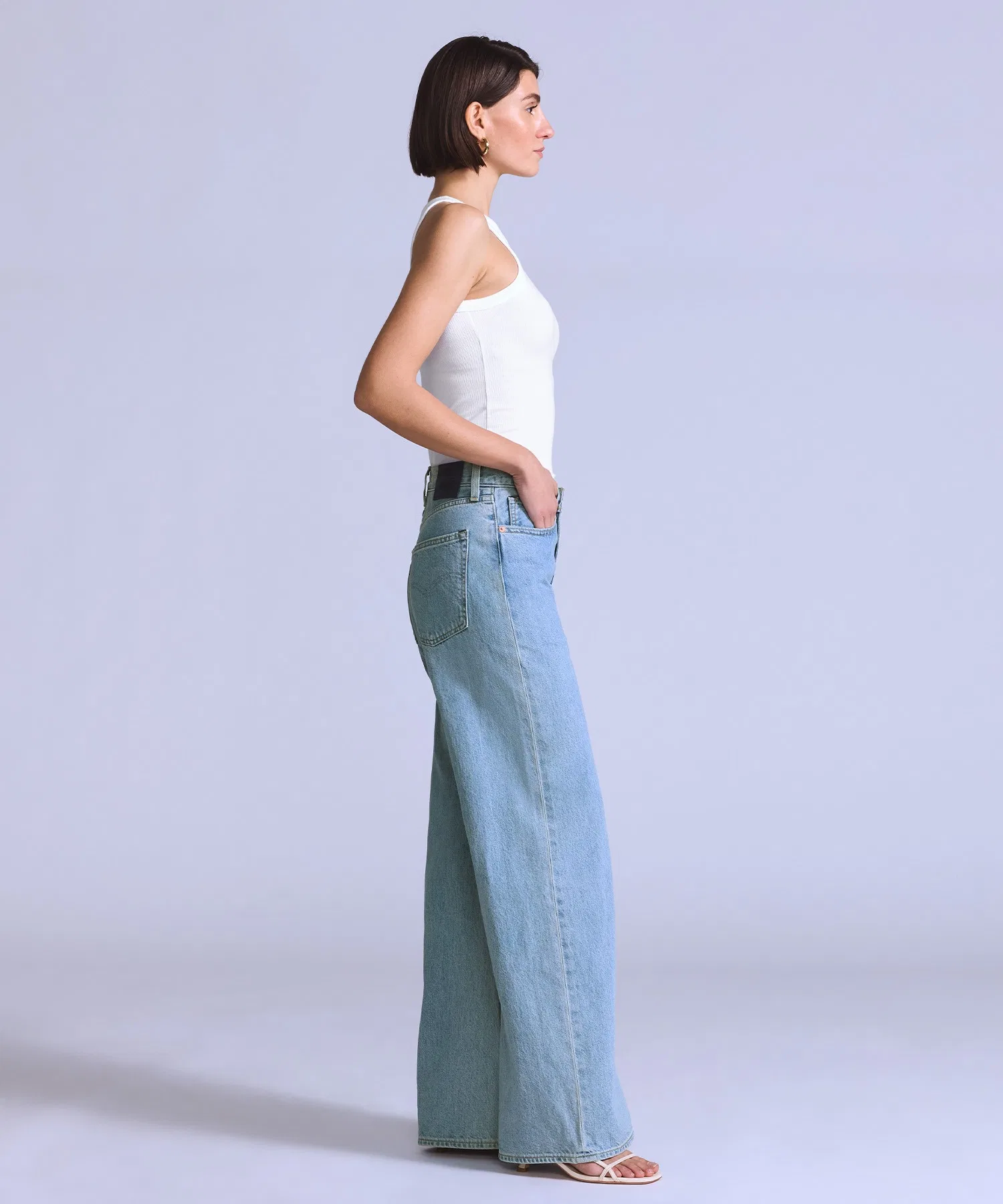 Джинсы Levi's BLUETAB™ CARVE Relaxed, светло-индиговый — фото 4