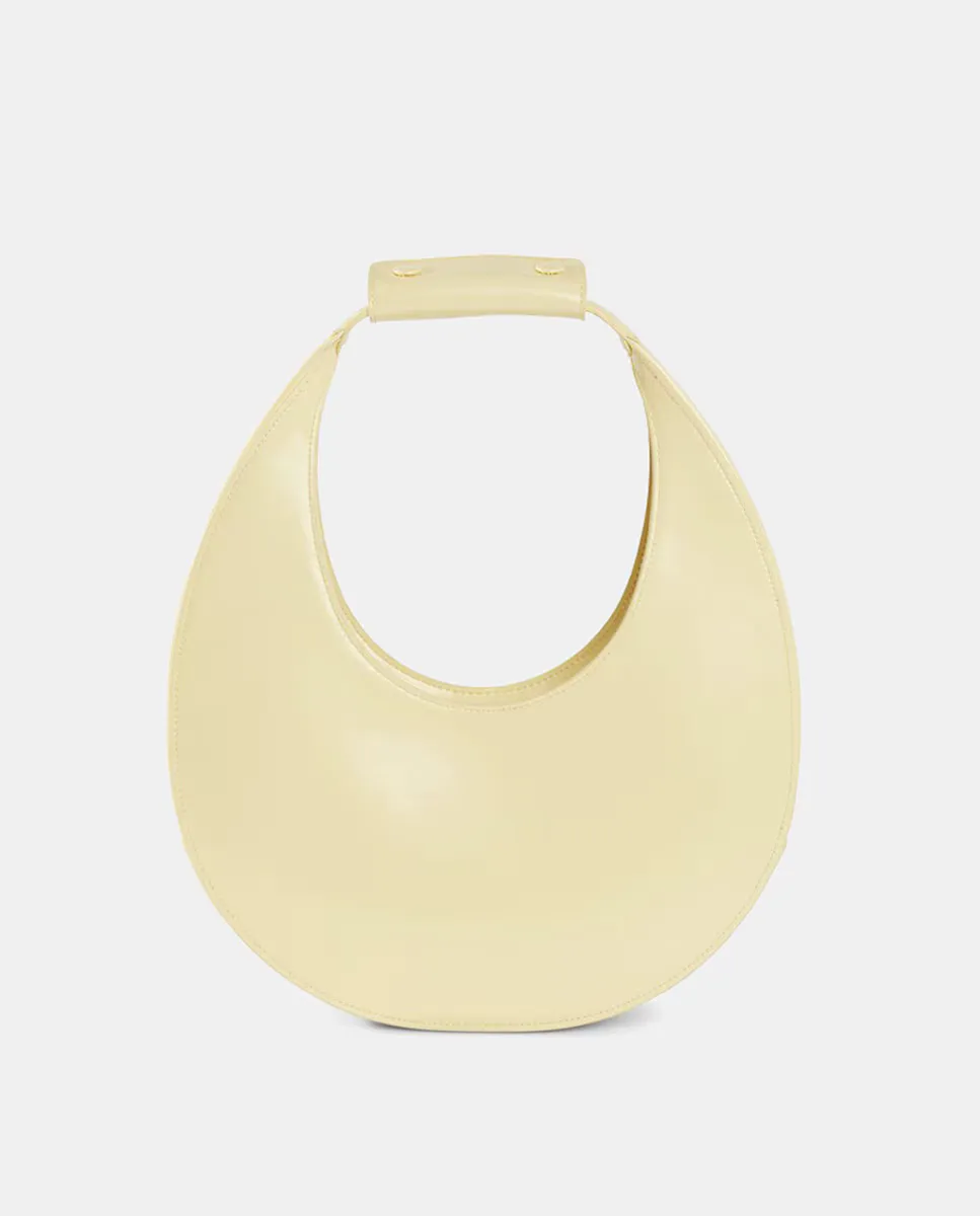 

Сумка модели Moon из веганской кожи STAUD, цвет Crema