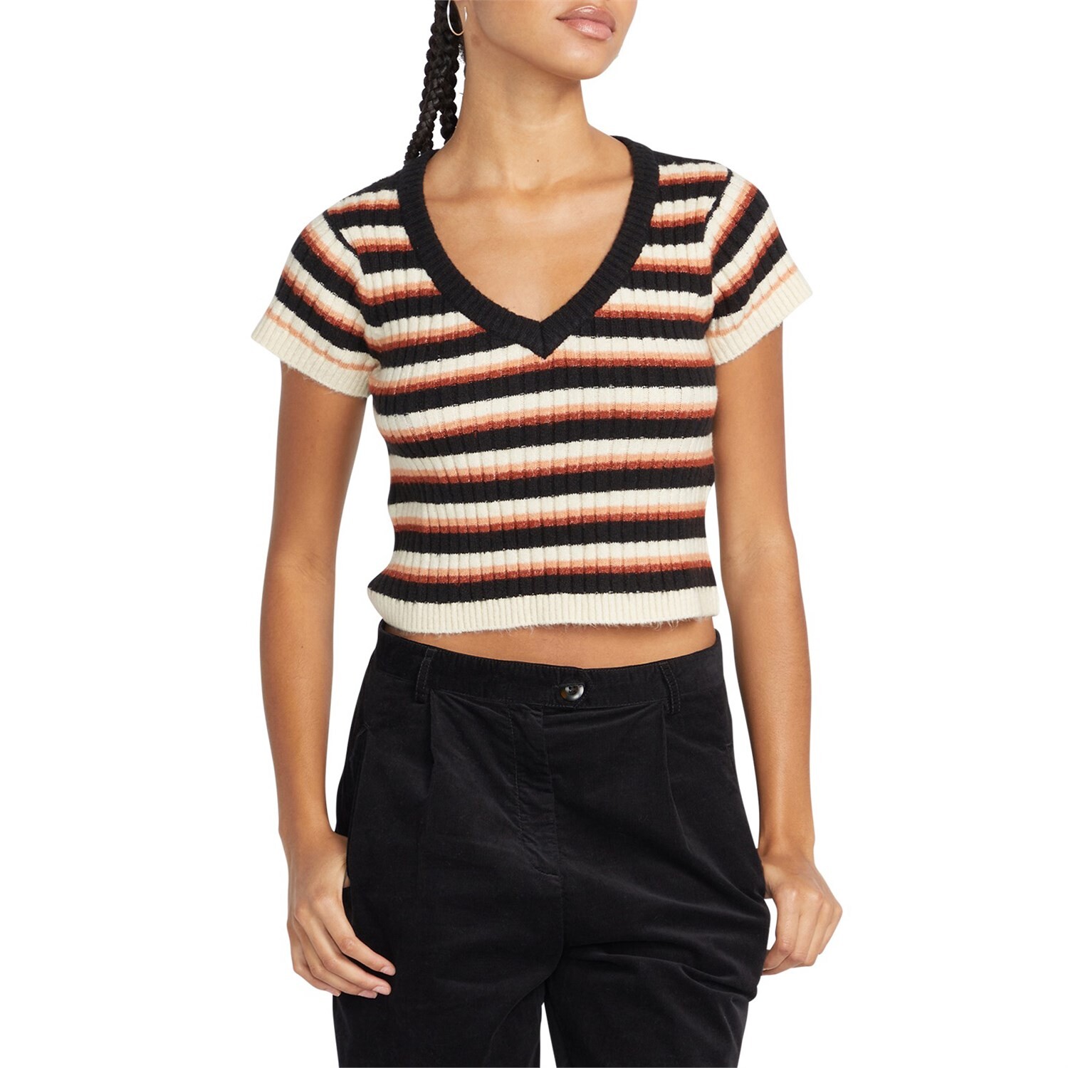 

Свитер Volcom Cheeky Bird Short-Sleeve, цвет Black Combo
