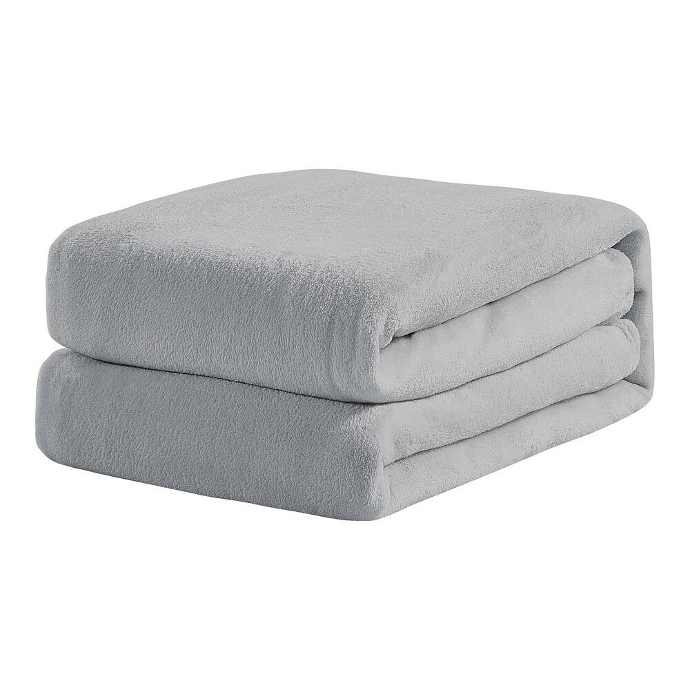 

Бархатное плюшевое одеяло Harper Lane, цвет Light Gray