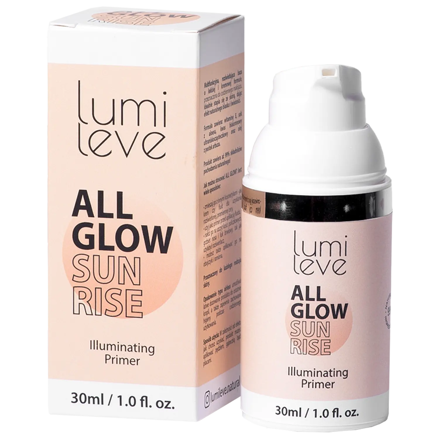 

Хайлайтер восход солнца Lumileve All Glow, 30 мл