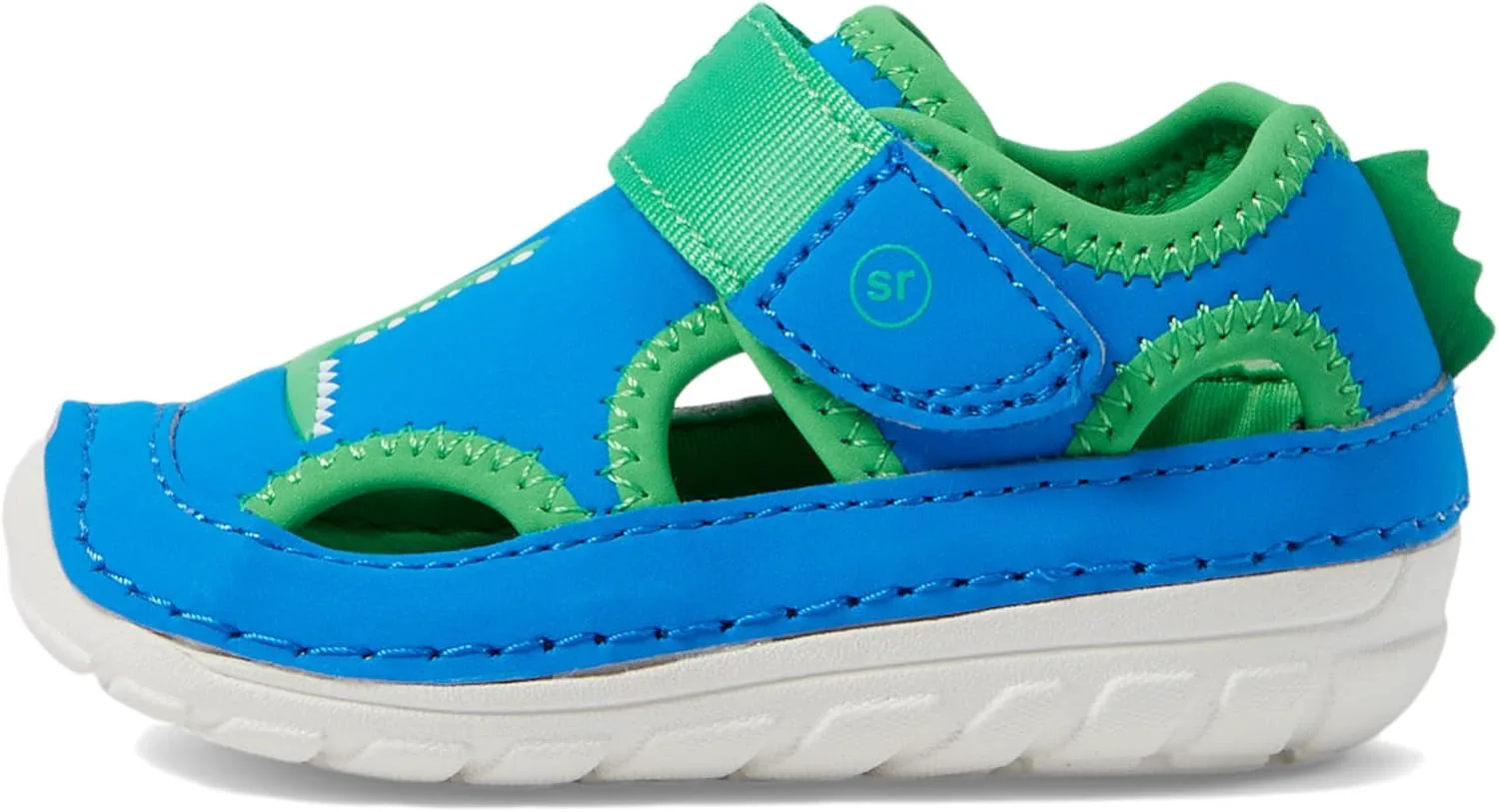 

Шлепанцы Stride Rite unisex-baby Sm Splash, синий/зеленый