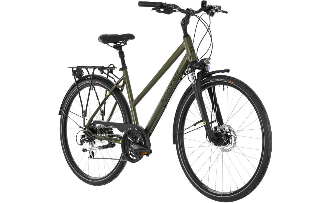 Треккинговый велосипед Carver Tour 110 - 28 дюймов - Damen Sport - 2024, цвет Grün|greenmetal black greenyellow — фото 2