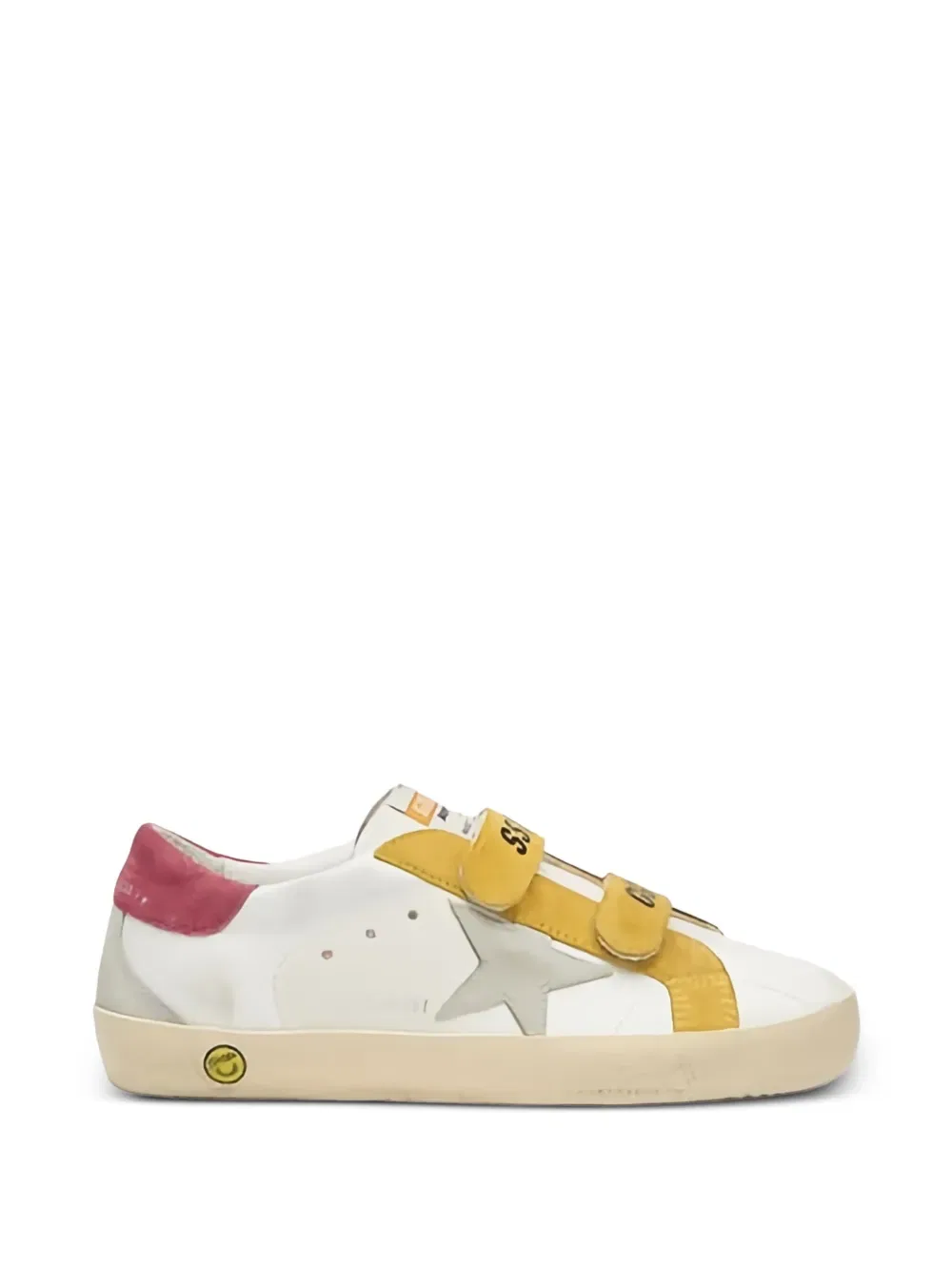 Кроссовки в стиле старой школы Golden Goose Kids, белый — фото 2