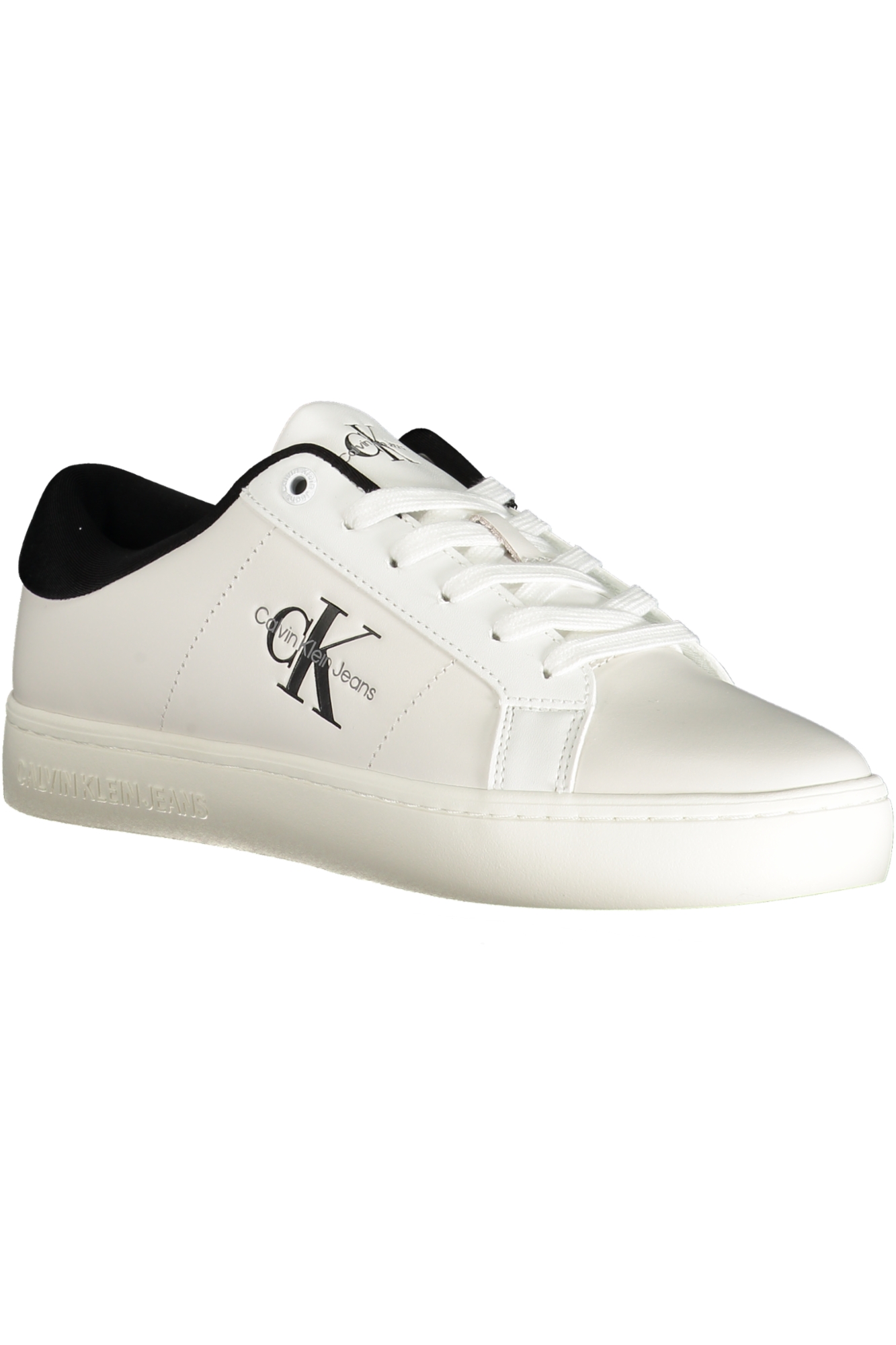 Кроссовки женские спортивные Calvin Klein с логотипом, белый / черный — фото 2