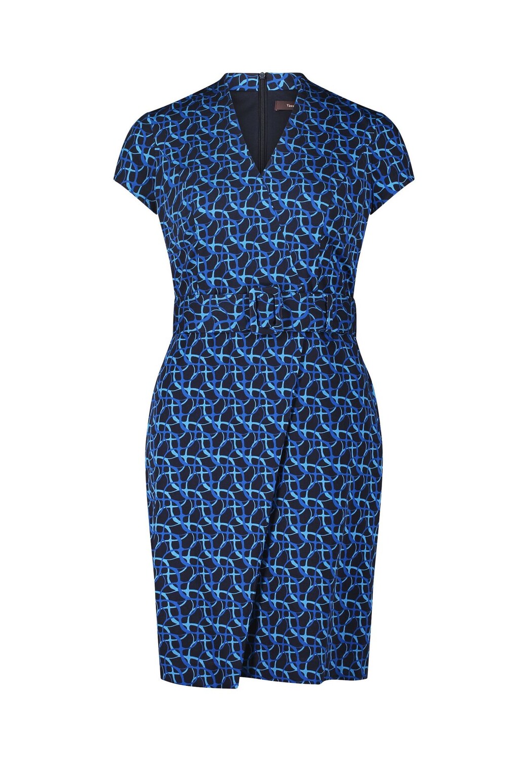 

Платье-футляр с короткими рукавами Vera Mont, цвет Dark Blue Blue