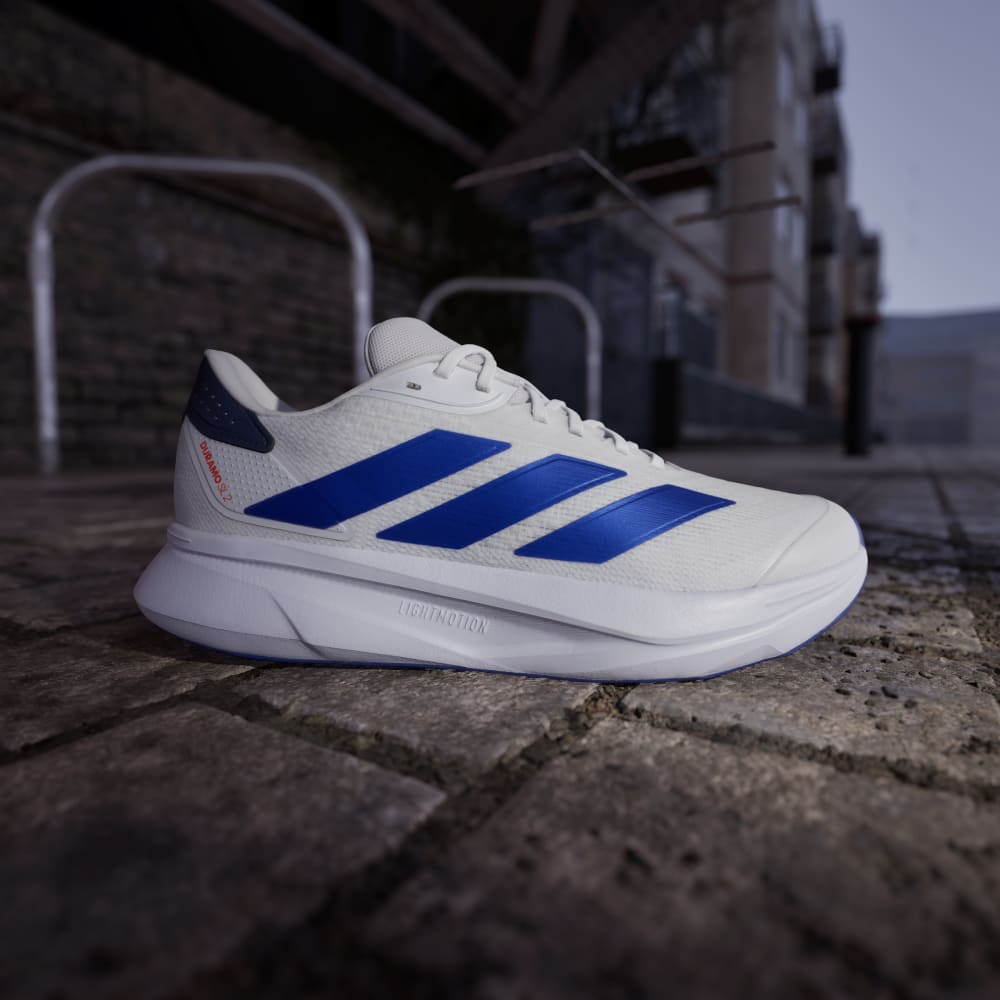 Кроссовки Adidas Duramo SL 2 Running Shoes, цвет Cloud White/Lucid Blue/Dark Blue — фото 2