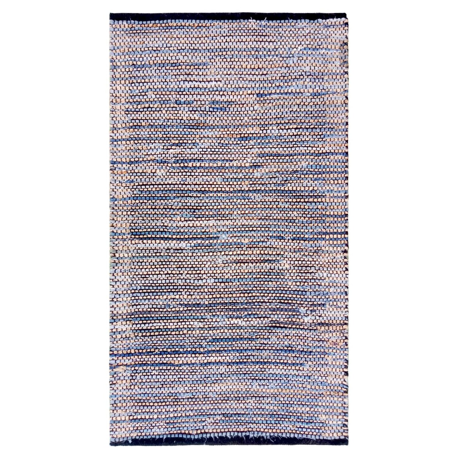 

Giz Home ET101 Джутовый вязаный ковер Etna — Джинсовый — Разноцветный — 80x140 см
