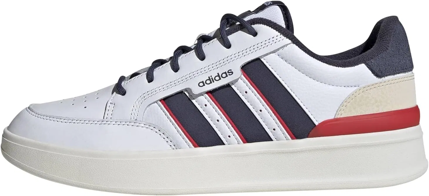 Мужские кроссовки Adidas Aspyre с тремя полосками, Ftwr White Shadow Navy Pure Ruby