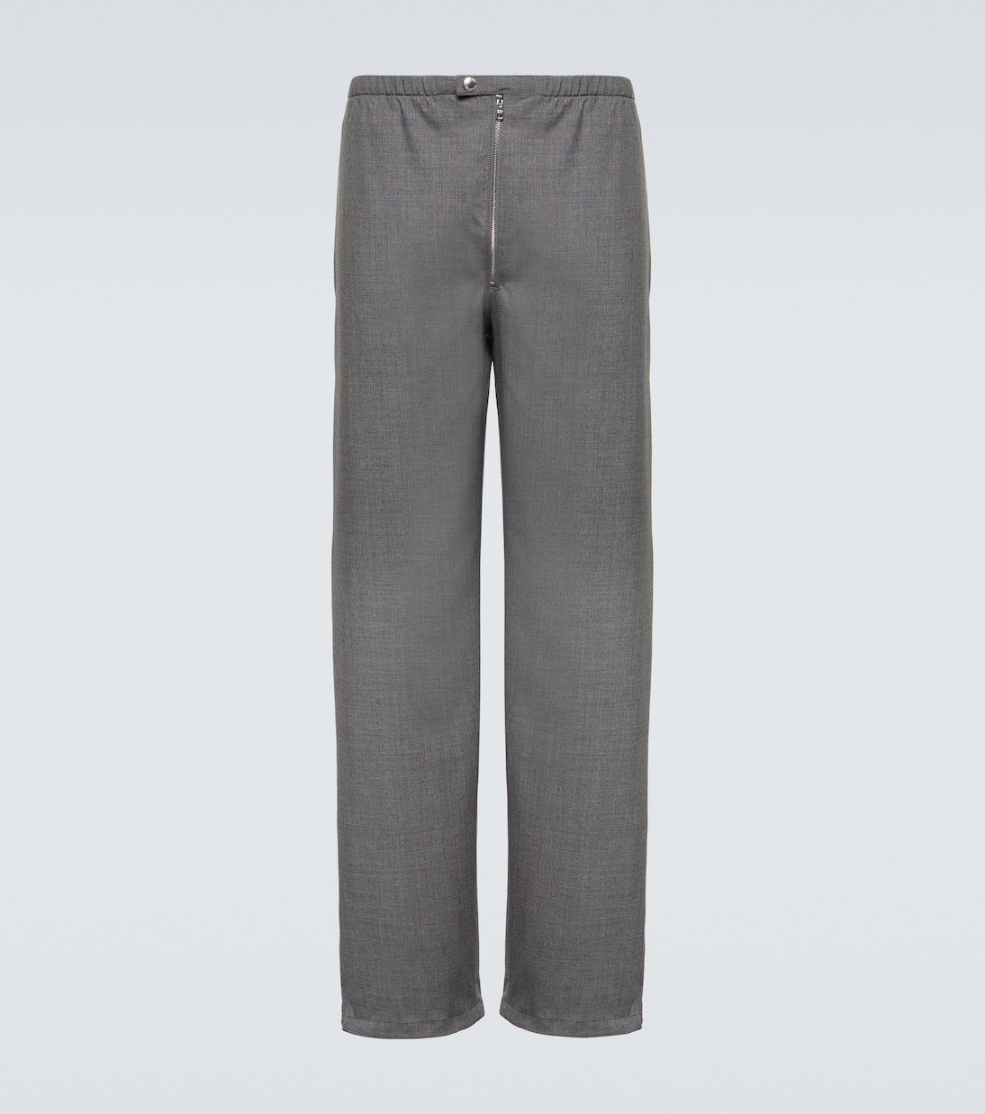 

Прямые брюки из натуральной шерсти Prada, Grigio