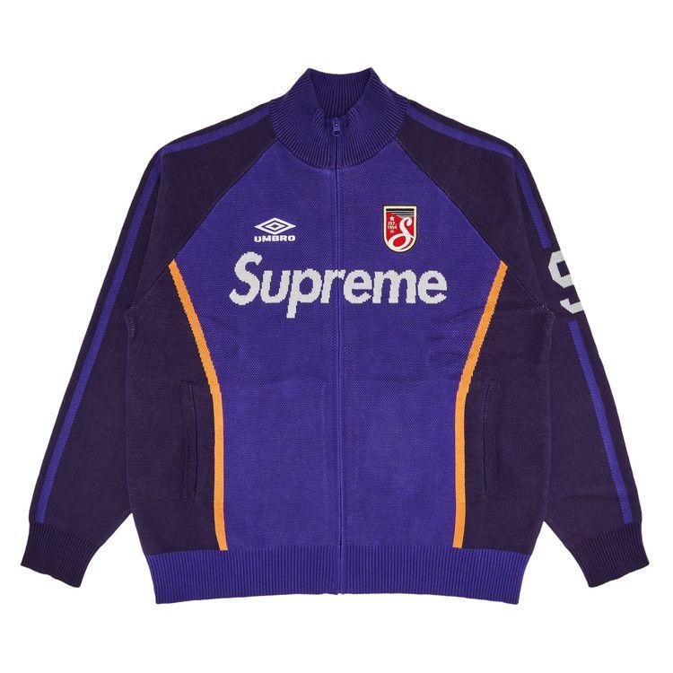 

Свитер Supreme x Umbro Zip Up Sweater, Purple