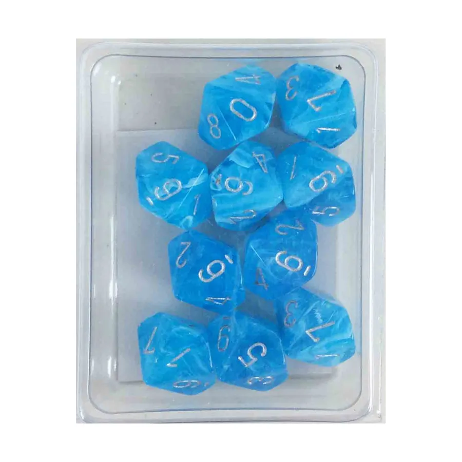 

d10 Небо с серебром (10), Dice - Luminary (Chessex)