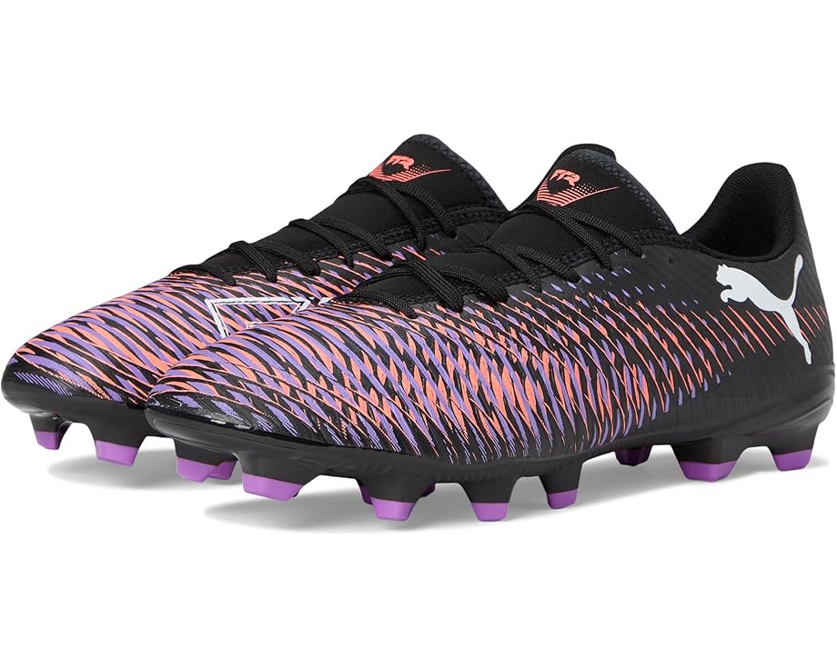 

Кроссовки PUMA Future 8 Play Firm, Artificial Ground Soccer Cleats, цвет Puma Black-Puma White-Glowing Red