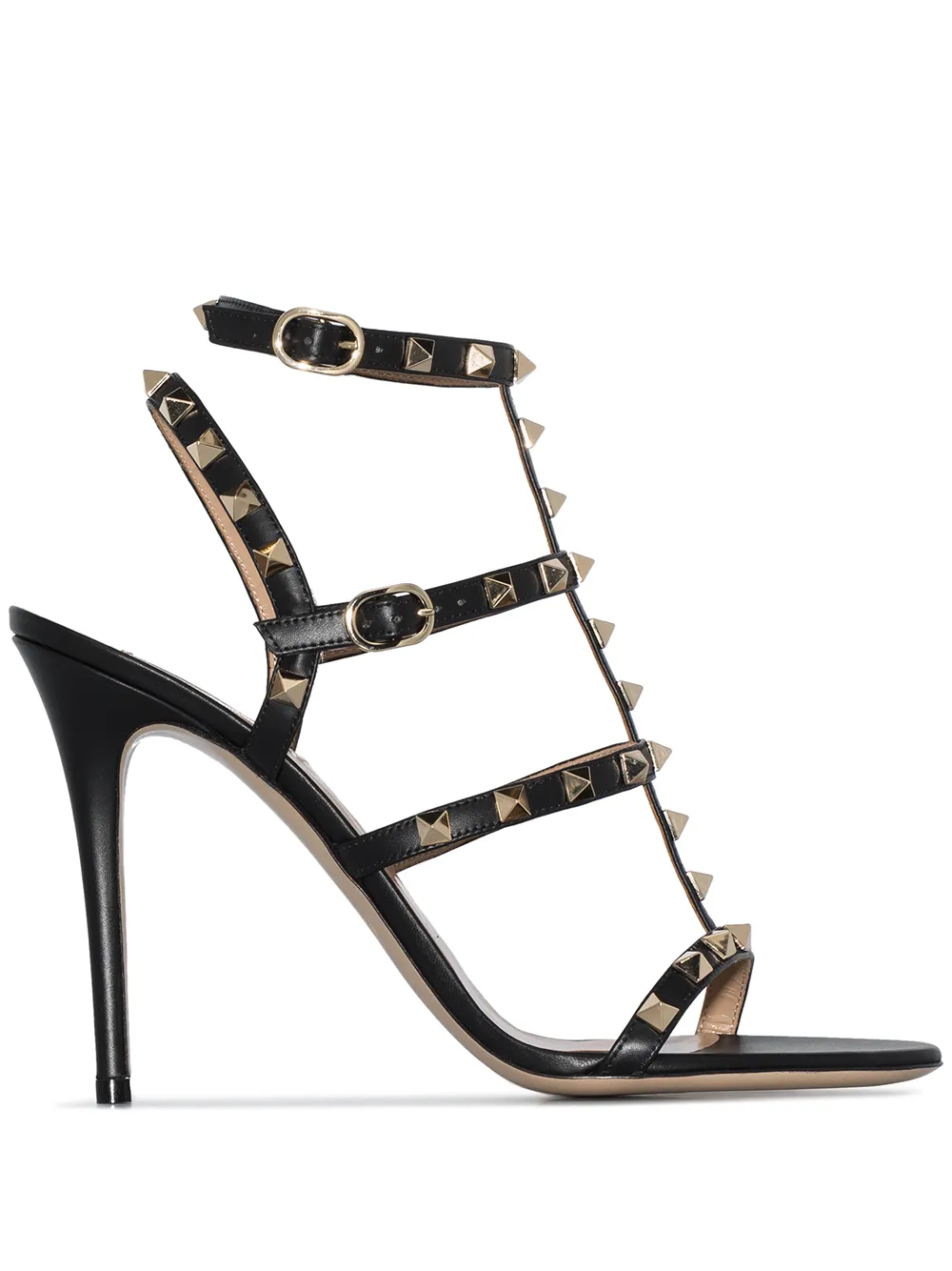 Босоножки Rockstud 110 VALENTINO GARAVANI, черный
