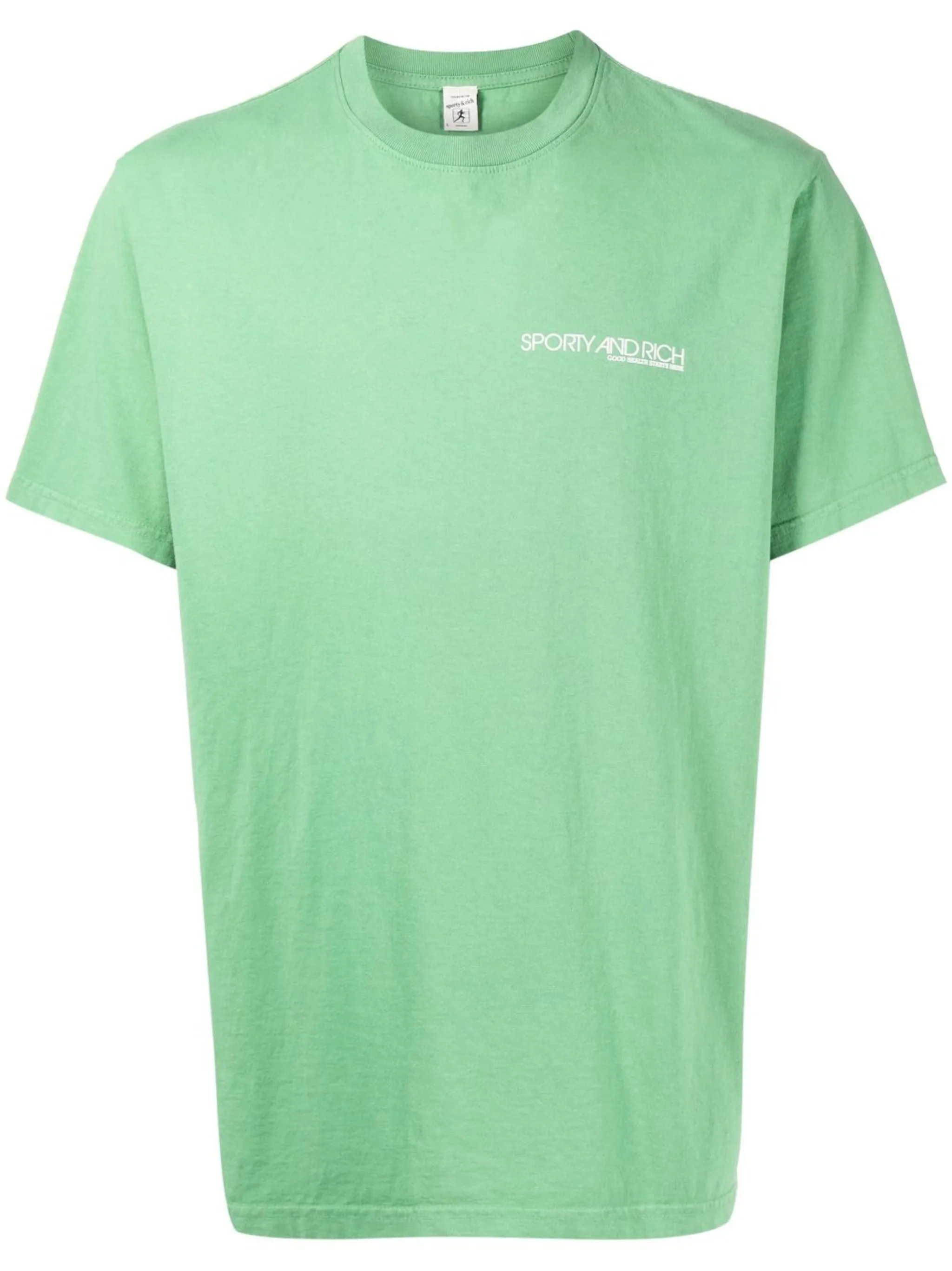 

Футболка с логотипом Sporty & Rich, зеленый