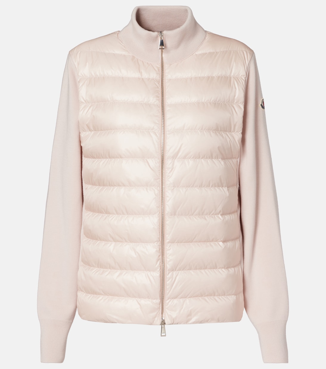 

Кардиган из натуральной шерсти с пуховыми вставками Moncler, Light Pink