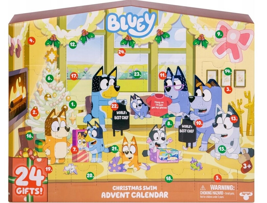 

Рождественский адвент-календарь Bluey в Heelers 17981 Inna marka