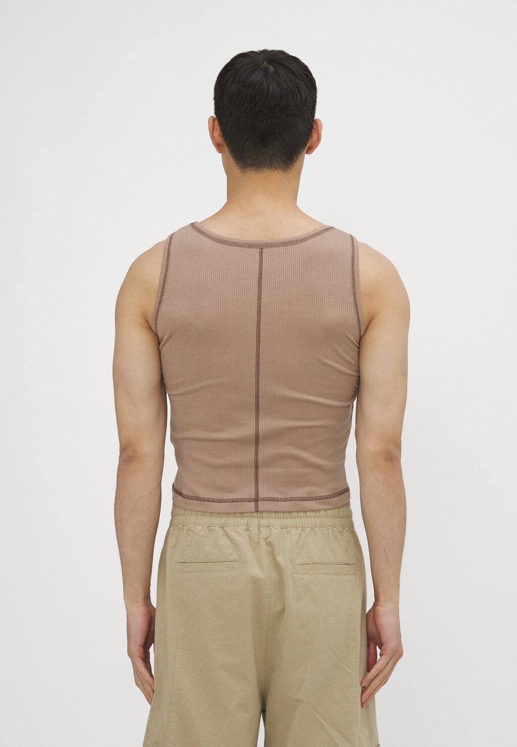 

Топ Paneled Tank Unisex Dhruv Kapoor, бежевый